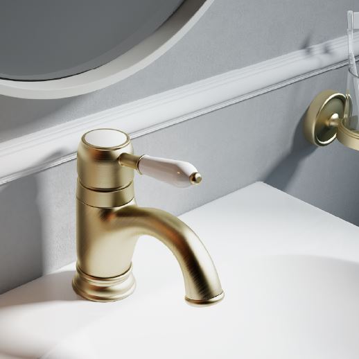 Antique Brass Bathroom Faucet