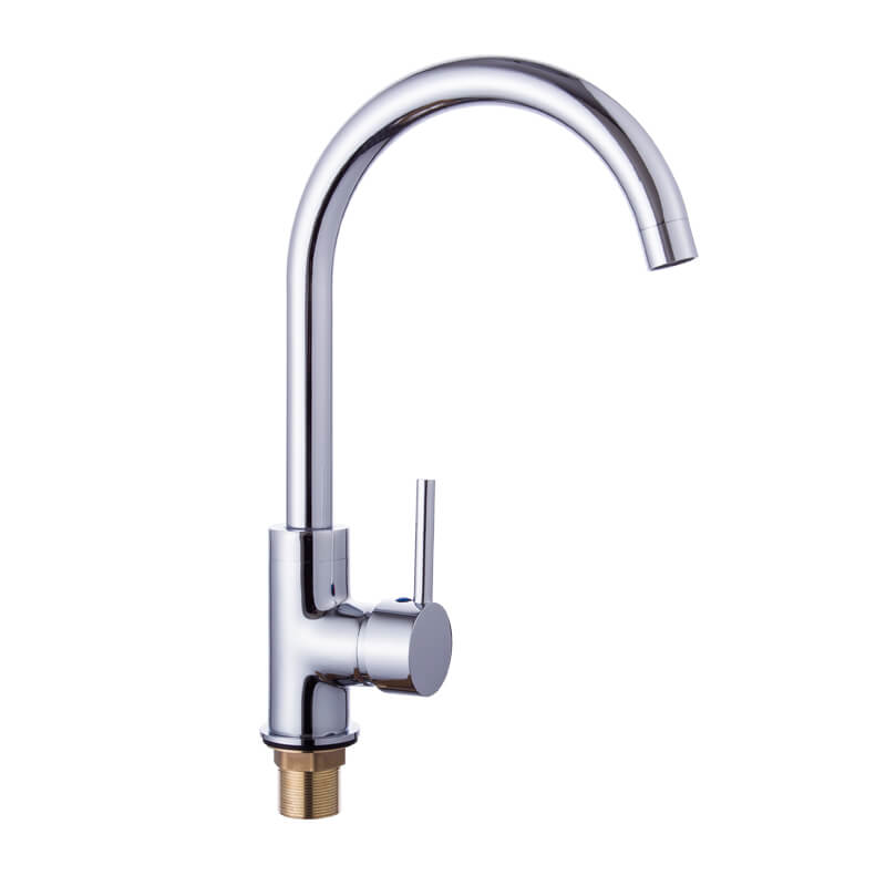 Flat Tee Umbrella Tube Kitchen Faucet