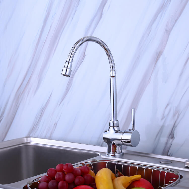 35 Cross Tee Universal Tube Kitchen Faucet