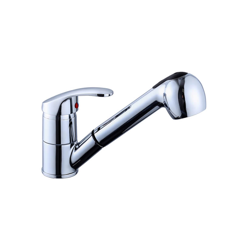Pull-out kitchen faucet